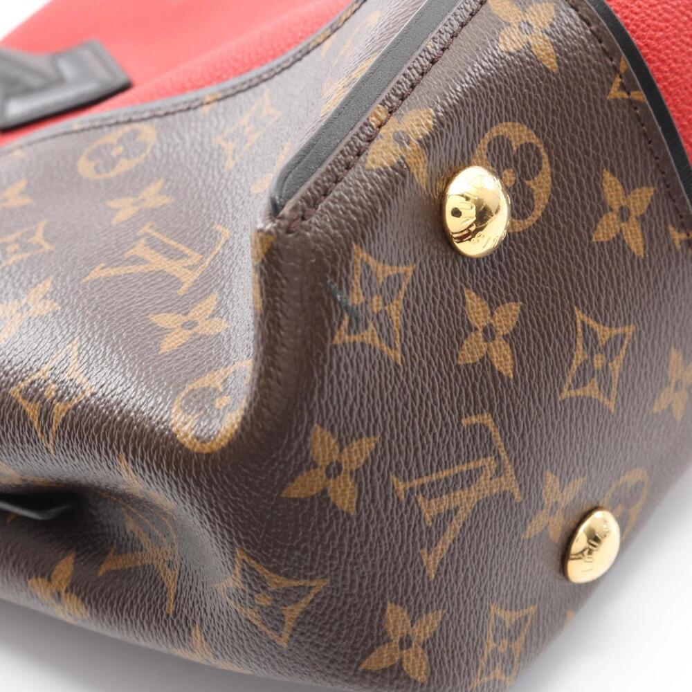 LOUIS VUITTON Authentic Black Monogram Leather Tote Bag - Picture 7 of 9